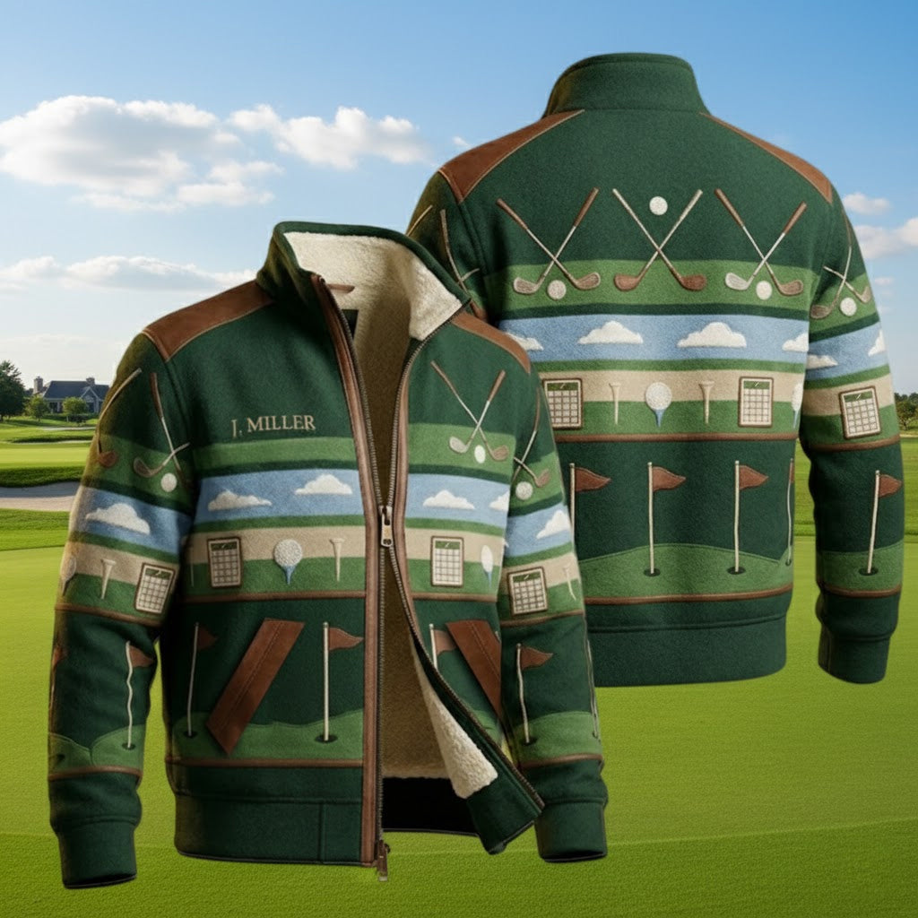 Passionné de golf ? - Veste de golf zippée personnalisée