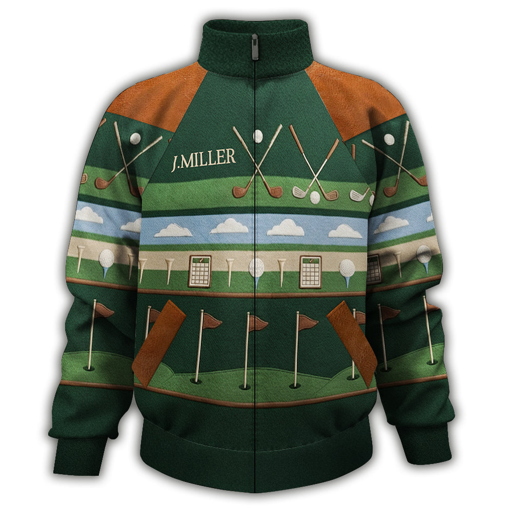 Passionné de golf ? - Veste de golf zippée personnalisée