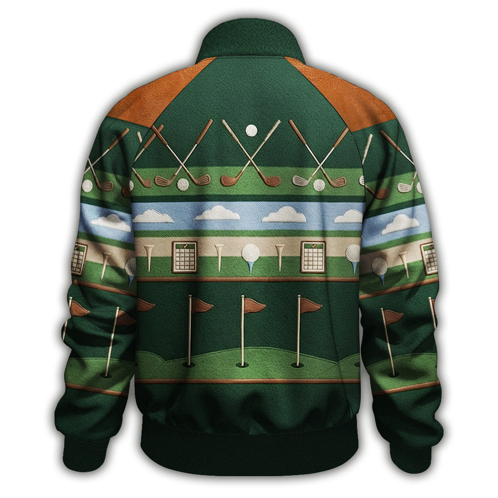 Passionné de golf ? - Veste de golf zippée personnalisée