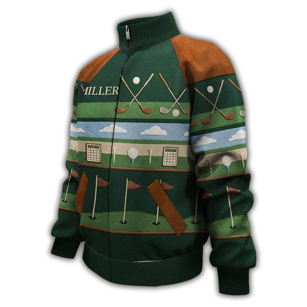 Passionné de golf ? - Veste de golf zippée personnalisée