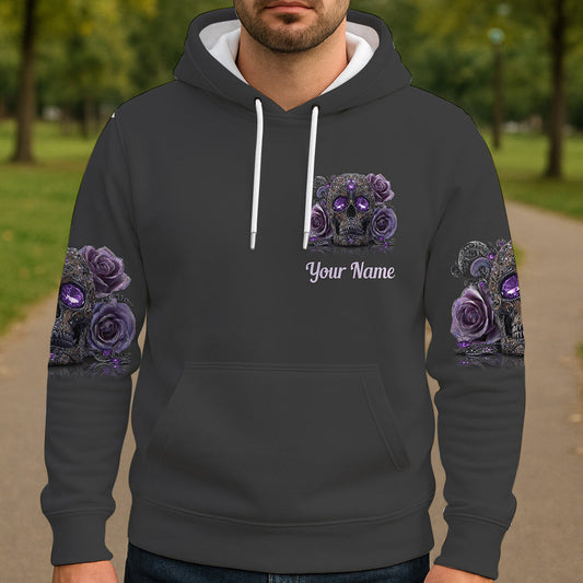 Sparkle Skull - Personalized Skull All Over Shirt