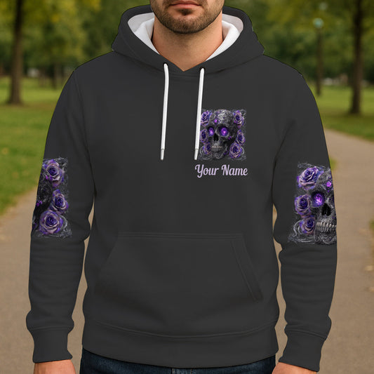 Sparkle Skull - Personalized Skull All Over Shirt