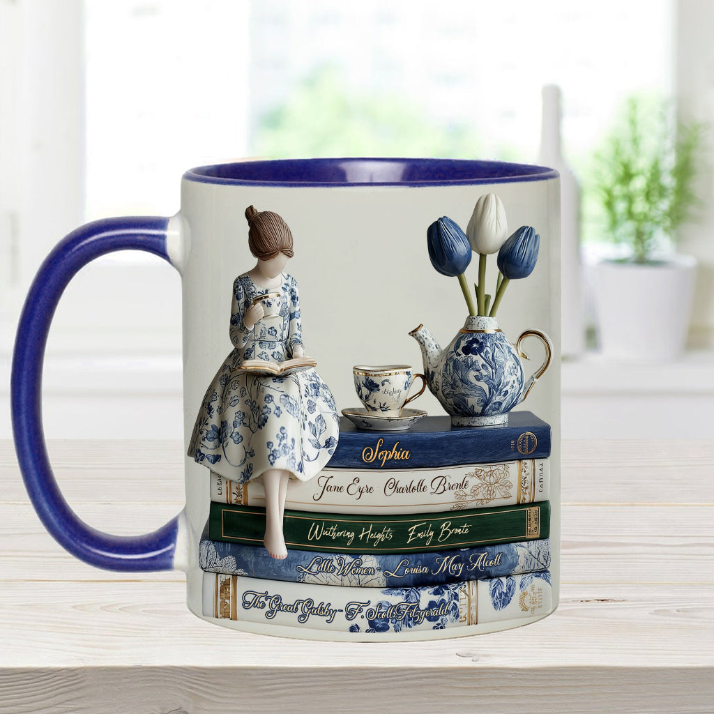 Love Books - Personalized Book Accent Mug