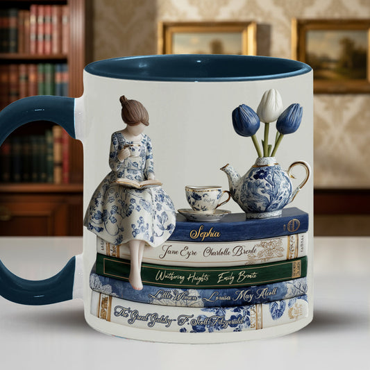 Love Books - Personalized Book Accent Mug