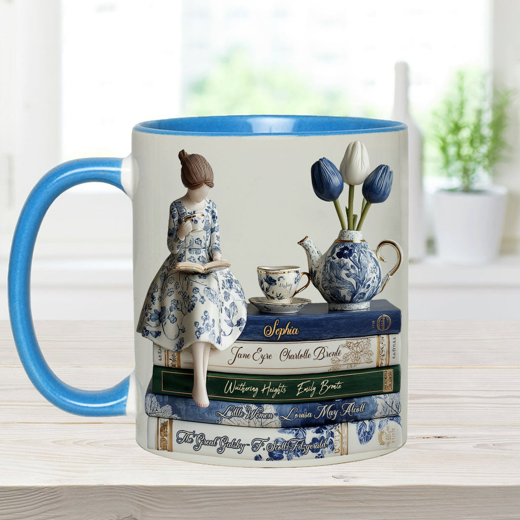 Love Books - Personalized Book Accent Mug