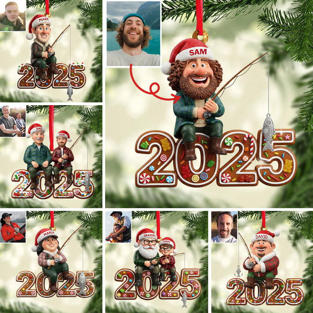 Cadeau mascotte de pêche - Ornement de pêche personnalisé