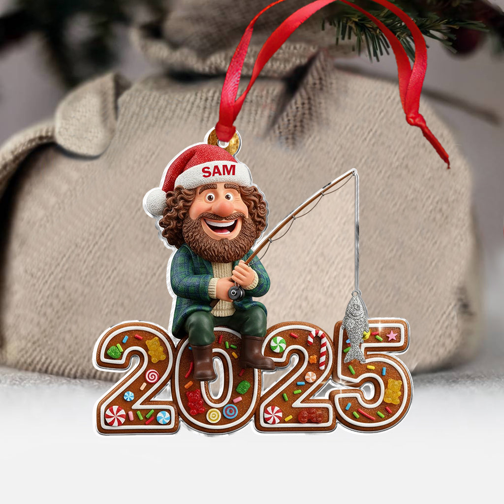 Cadeau mascotte de pêche - Ornement de pêche personnalisé