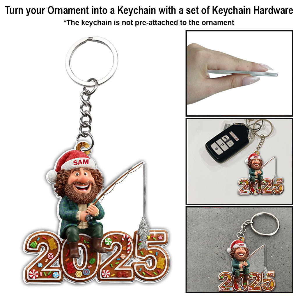 Cadeau mascotte de pêche - Ornement de pêche personnalisé