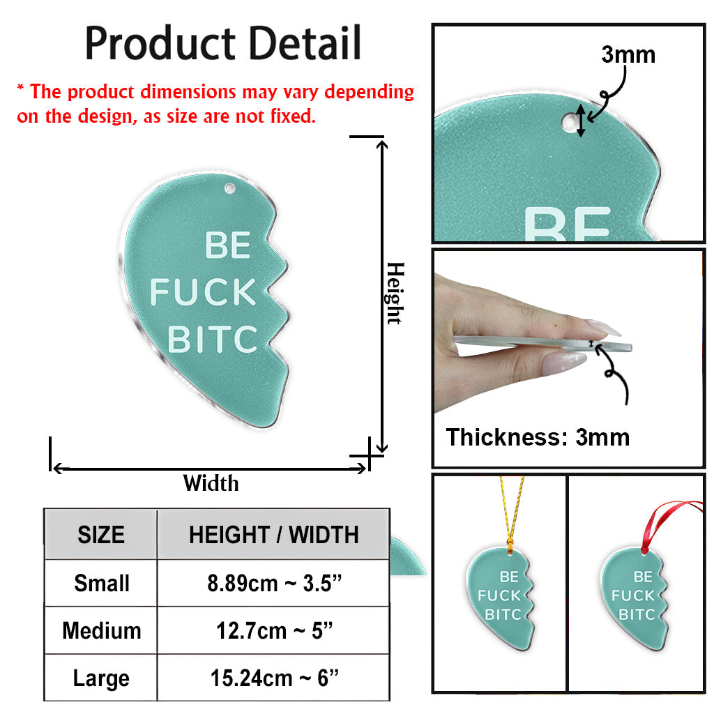 Best Freaking Friends - Personalized Bestie Ornament