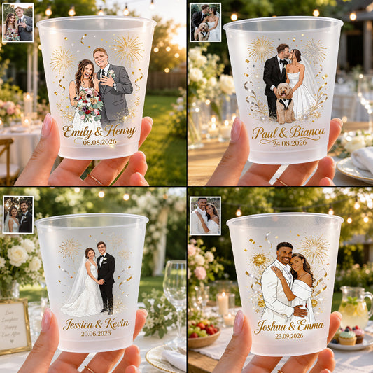 Für Immer Zusammen - Personalisierter Hochzeitsjubiläum Frosted Cup