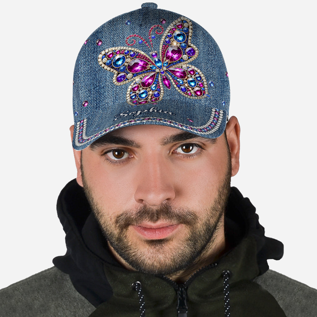 Beautiful Butterly - Personalized Butterfly Classic Cap