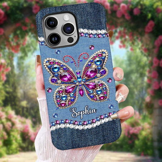 Beautiful Butterly - Personalized Butterfly Full Print Phone Case