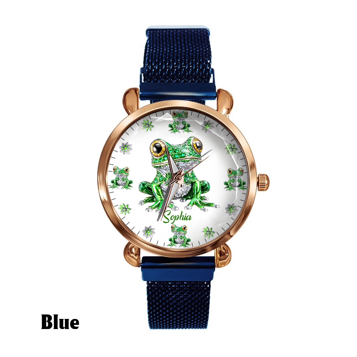 Love Frogs - Personalized Frog Women Hand Watch