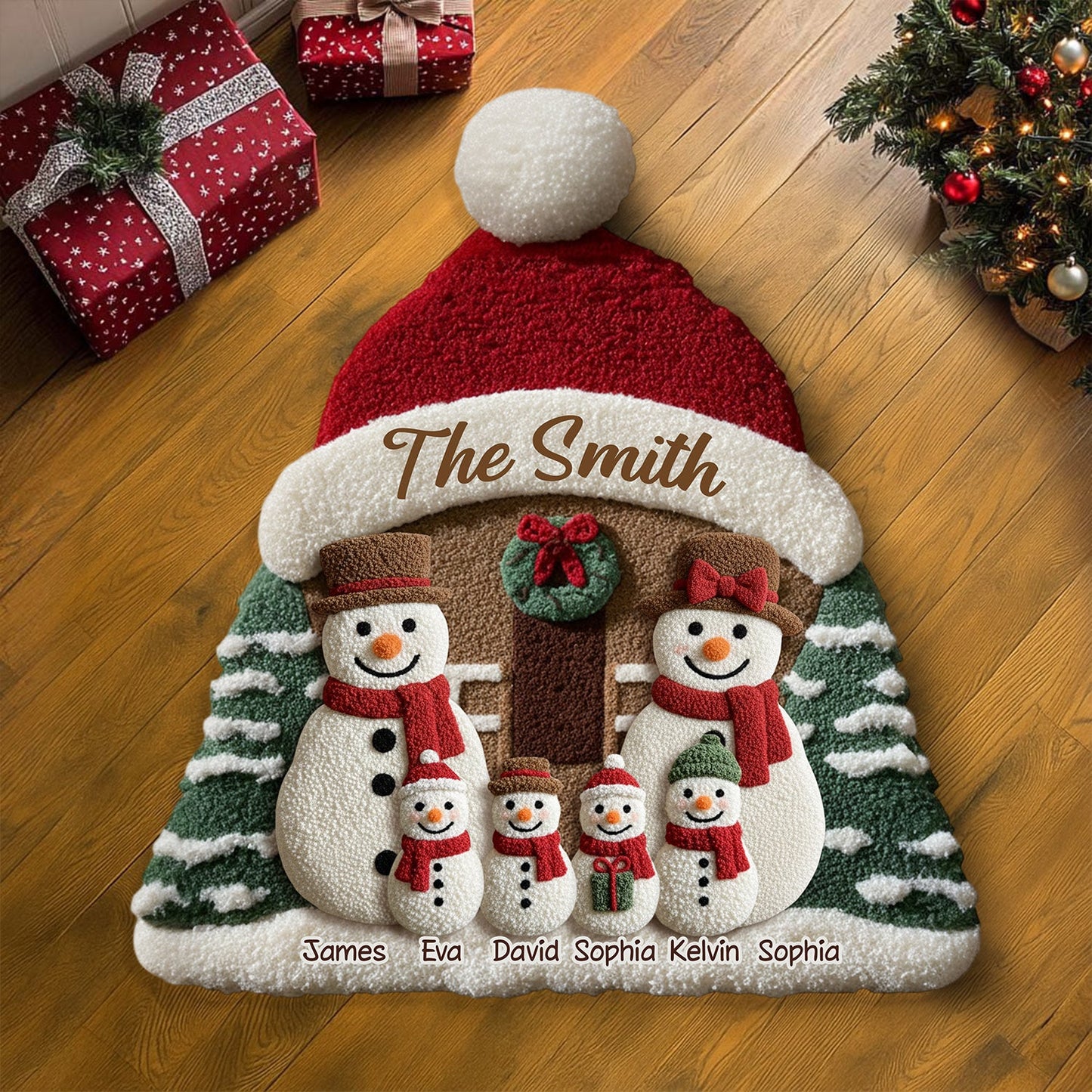 Our Family - Personalized Family Non-Slip Tufted Rug