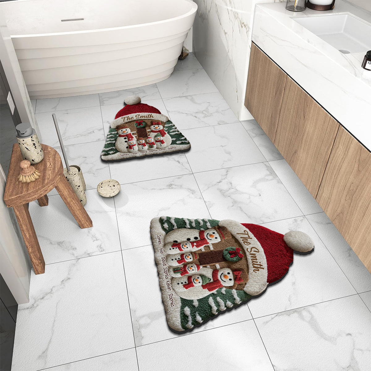 Our Family - Personalized Family Non-Slip Tufted Rug