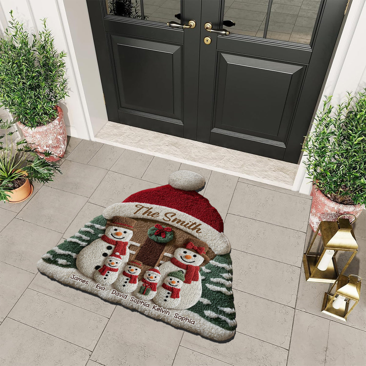Our Family - Personalized Family Non-Slip Tufted Rug