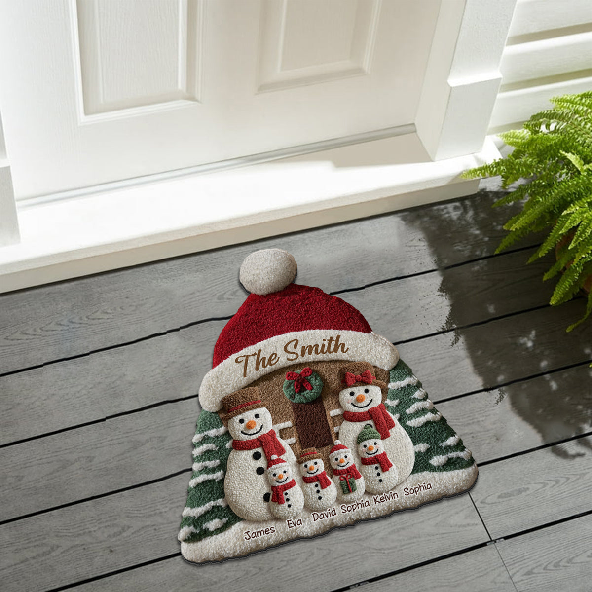 Our Family - Personalized Family Non-Slip Tufted Rug