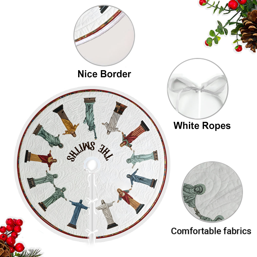 Believer - Personalized Christian Tree Skirt