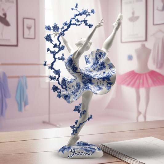 Ballet Dancer Ballerina Gift - Personalized Ballet Custom Shaped Acrylic Plaque