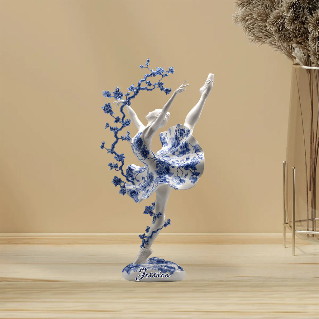 Ballet Dancer Ballerina Gift - Personalized Ballet Custom Shaped Acrylic Plaque