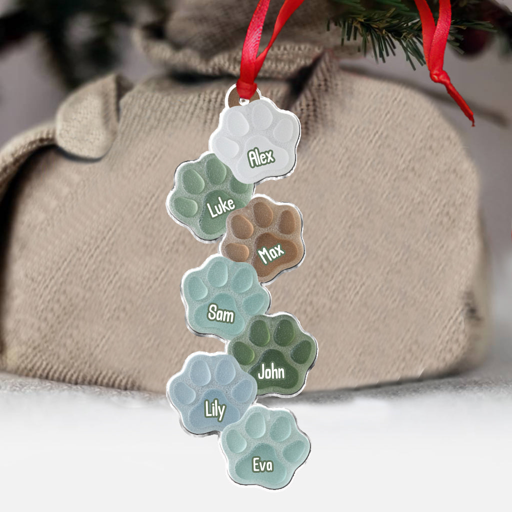 Lovely Paws Dogs Cats Pets Lovers - Personalized Dog Ornament
