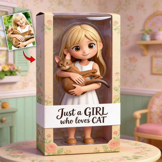 I Love Cats - Personalized Cat Custom Shaped Acrylic Plaque