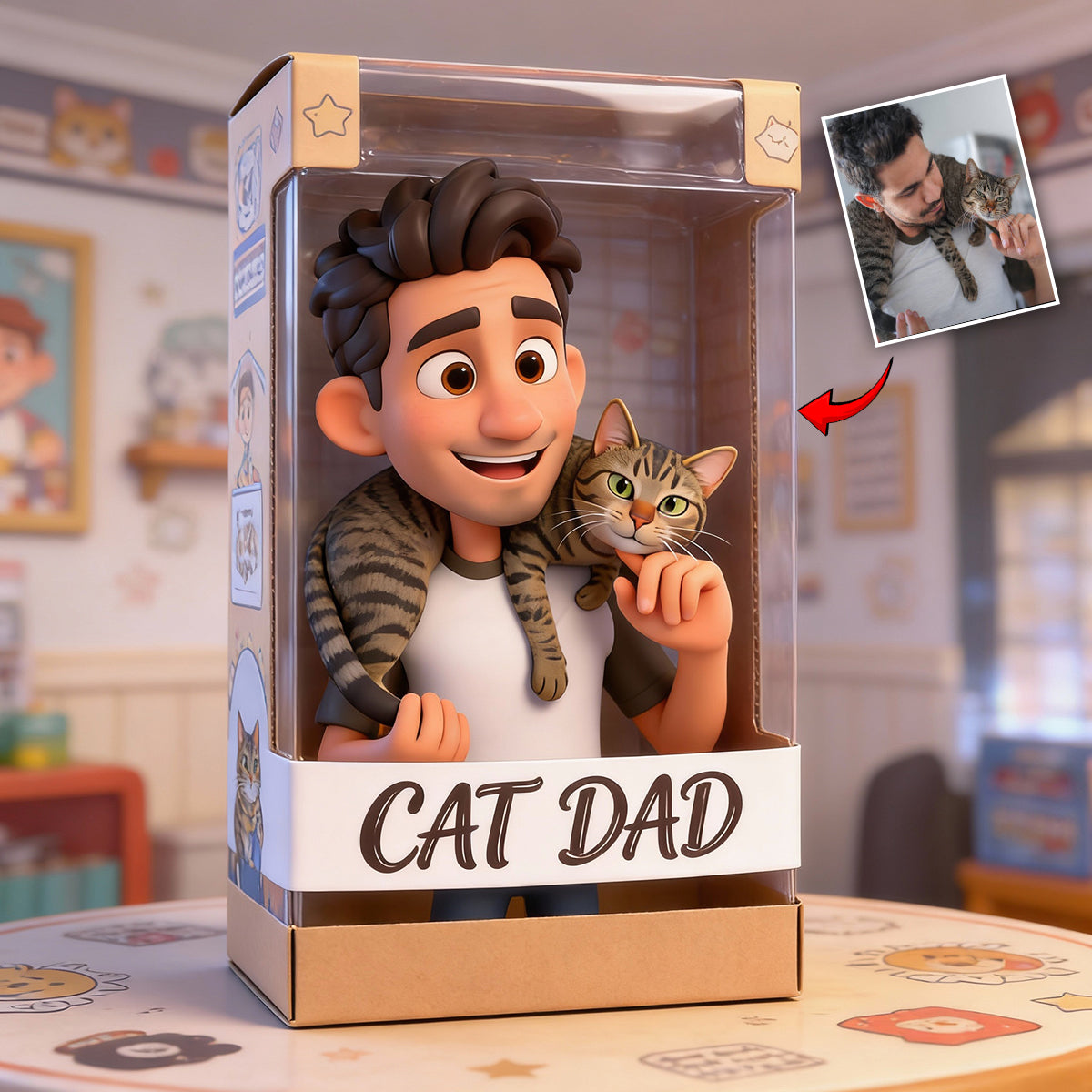 I Love Cats - Personalized Cat Custom Shaped Acrylic Plaque