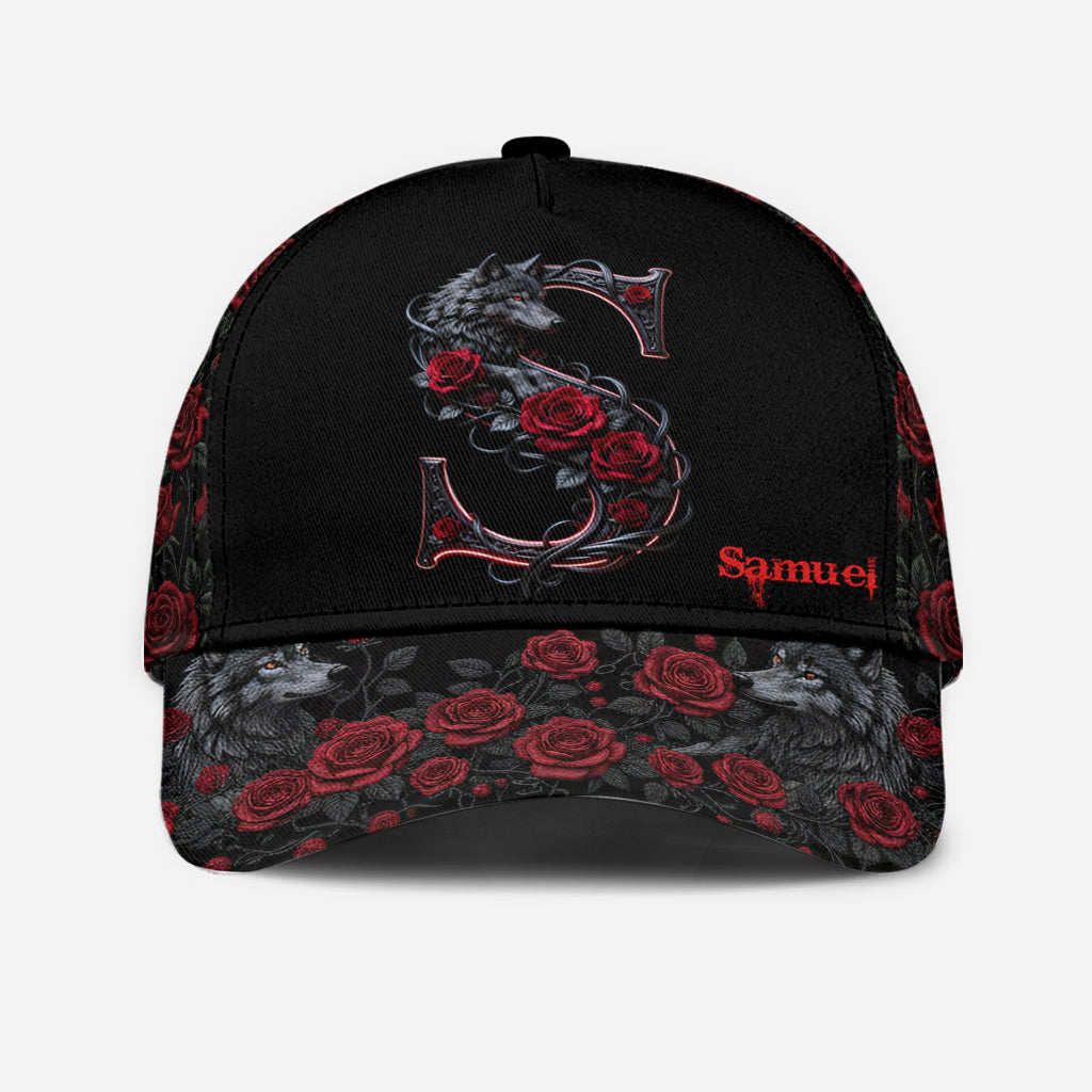 Casquette classique personnalisée Loup et Roses