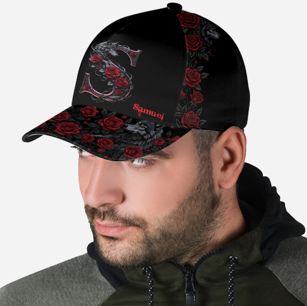 Casquette classique personnalisée Loup et Roses