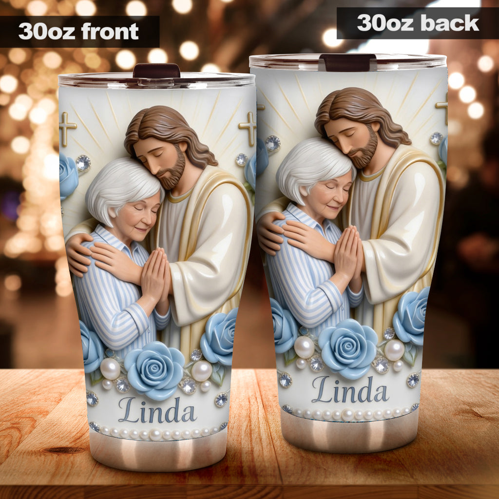 In Seinen Armen - Personalisierter Christlicher Becher