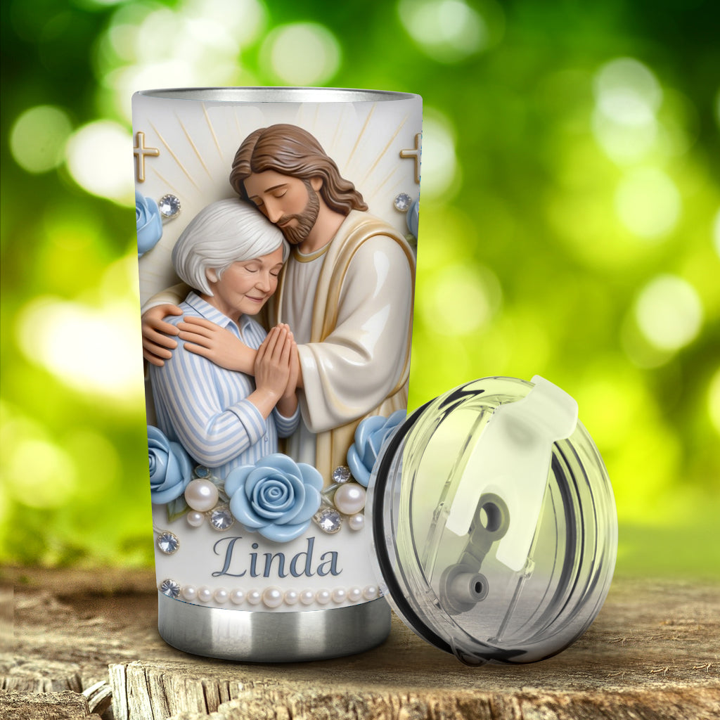 In Seinen Armen - Personalisierter Christlicher Becher