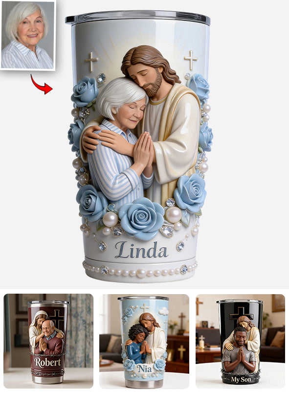 In Seinen Armen - Personalisierter Christlicher Becher