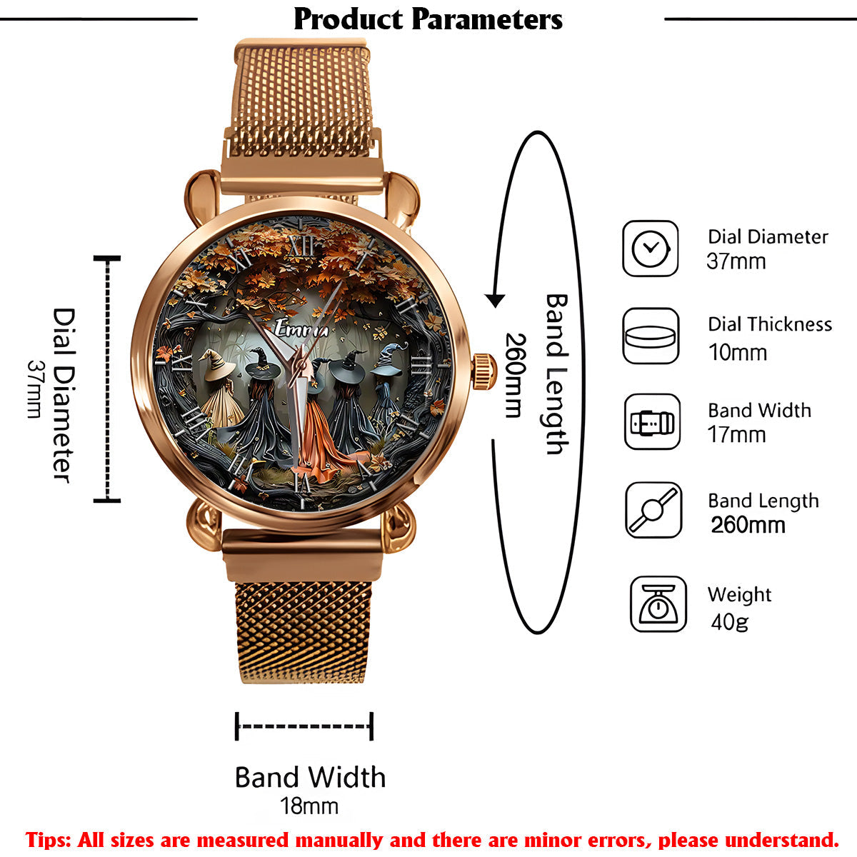 Magical Witch - Personalized Witch Women Hand Watch