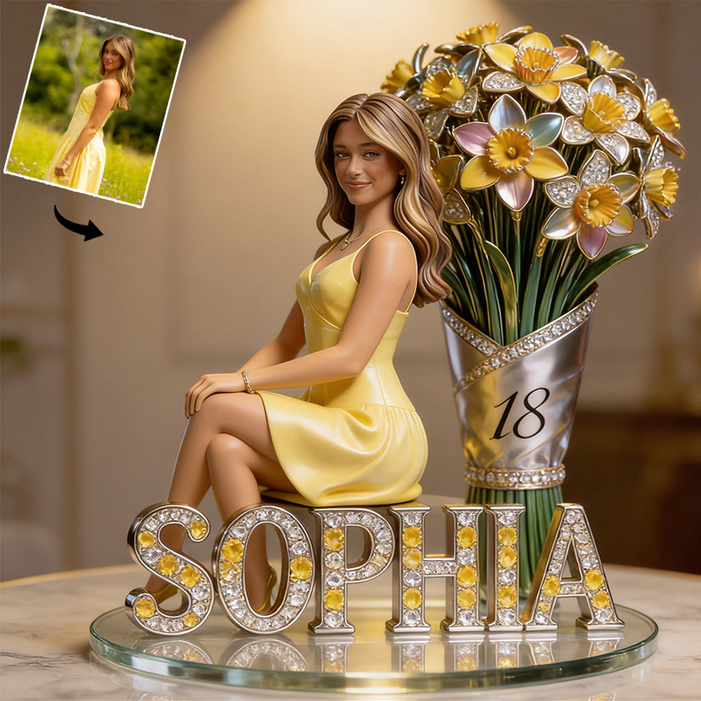 Custom Any Photo Perfect Birthday Gift - Personalized Birthday Custom Shaped Acrylic Plaque