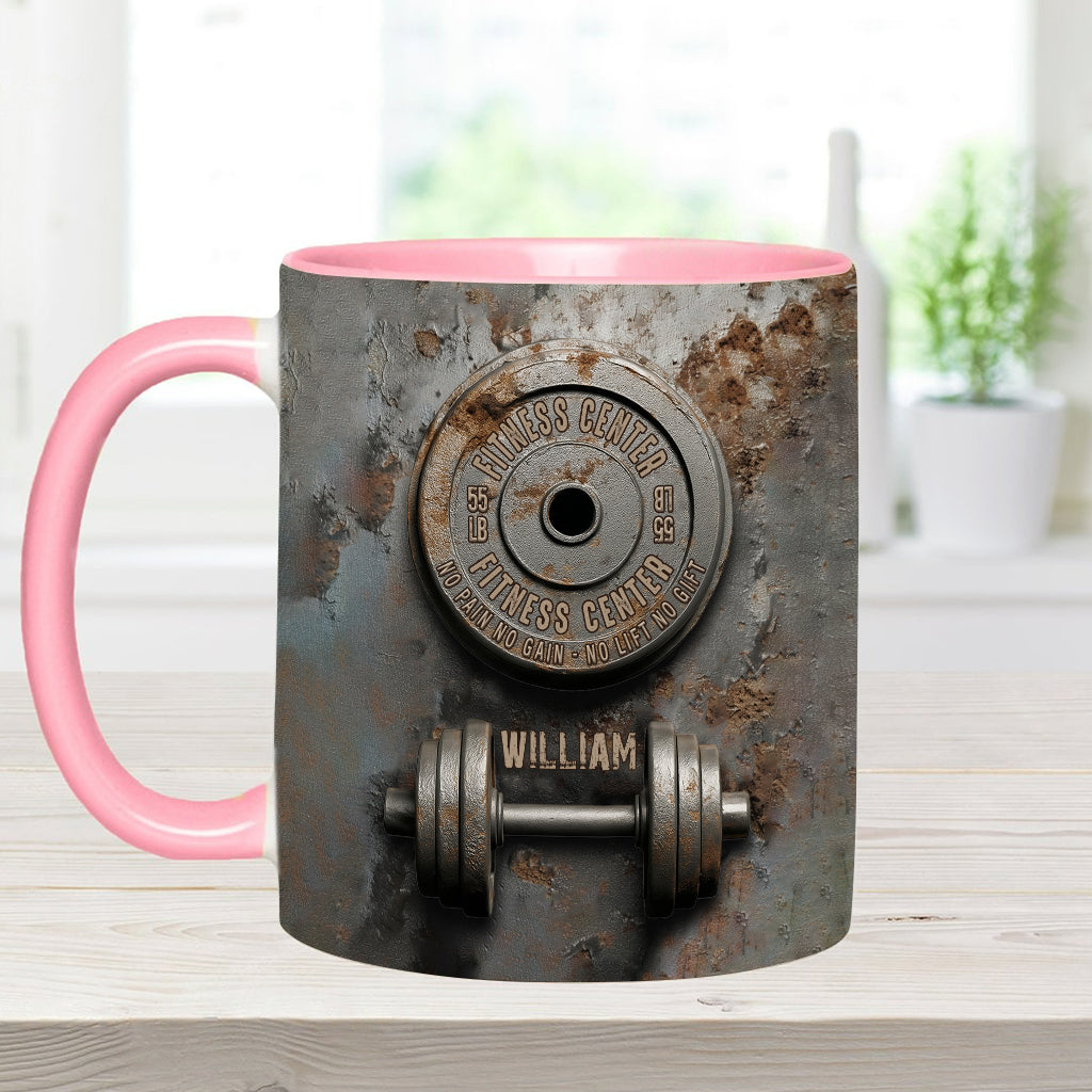 Pas de douleur, pas de gain - Mug personnalisé pour le fitness