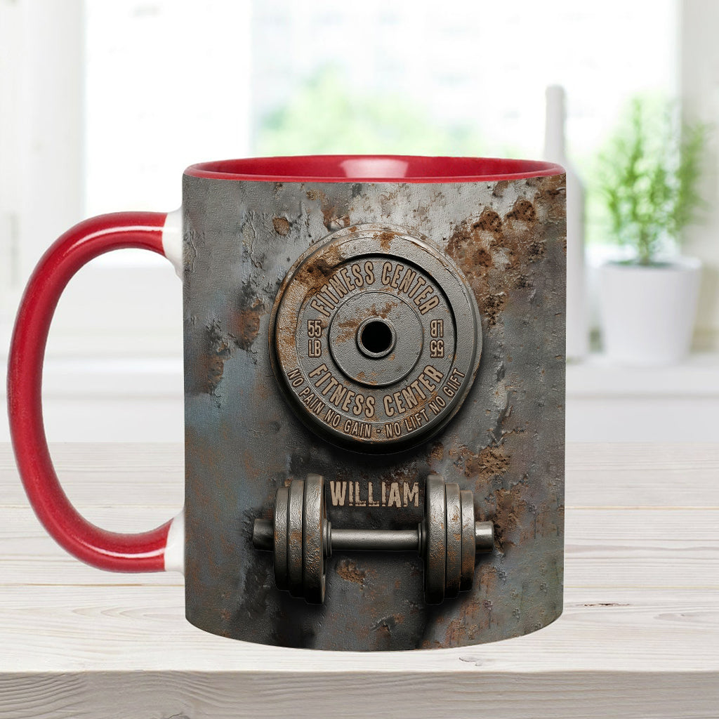 Pas de douleur, pas de gain - Mug personnalisé pour le fitness