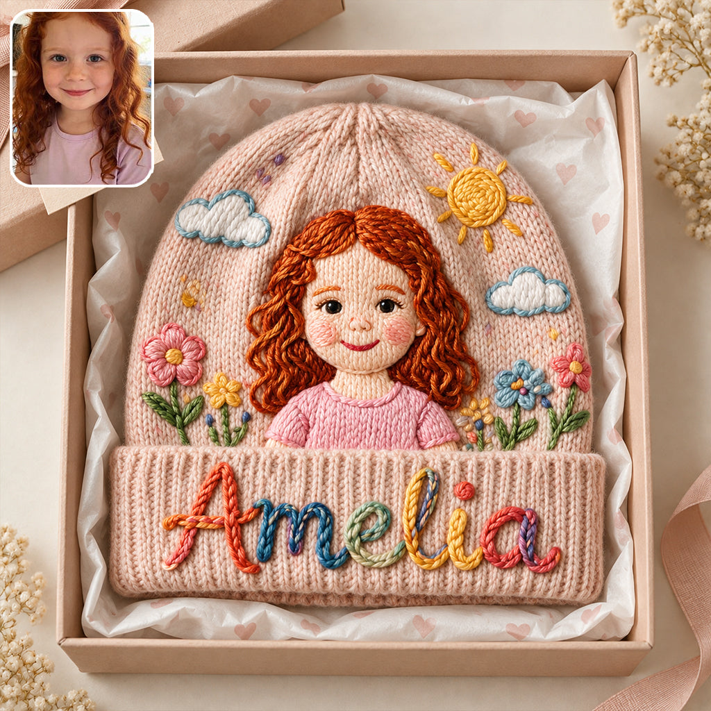 My Name, My Little World - Personalized Kid Beanie Hat