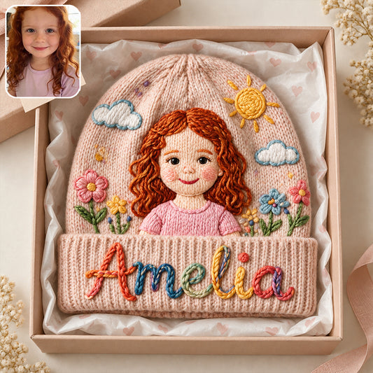 My Name, My Little World - Personalized Kid Beanie Hat
