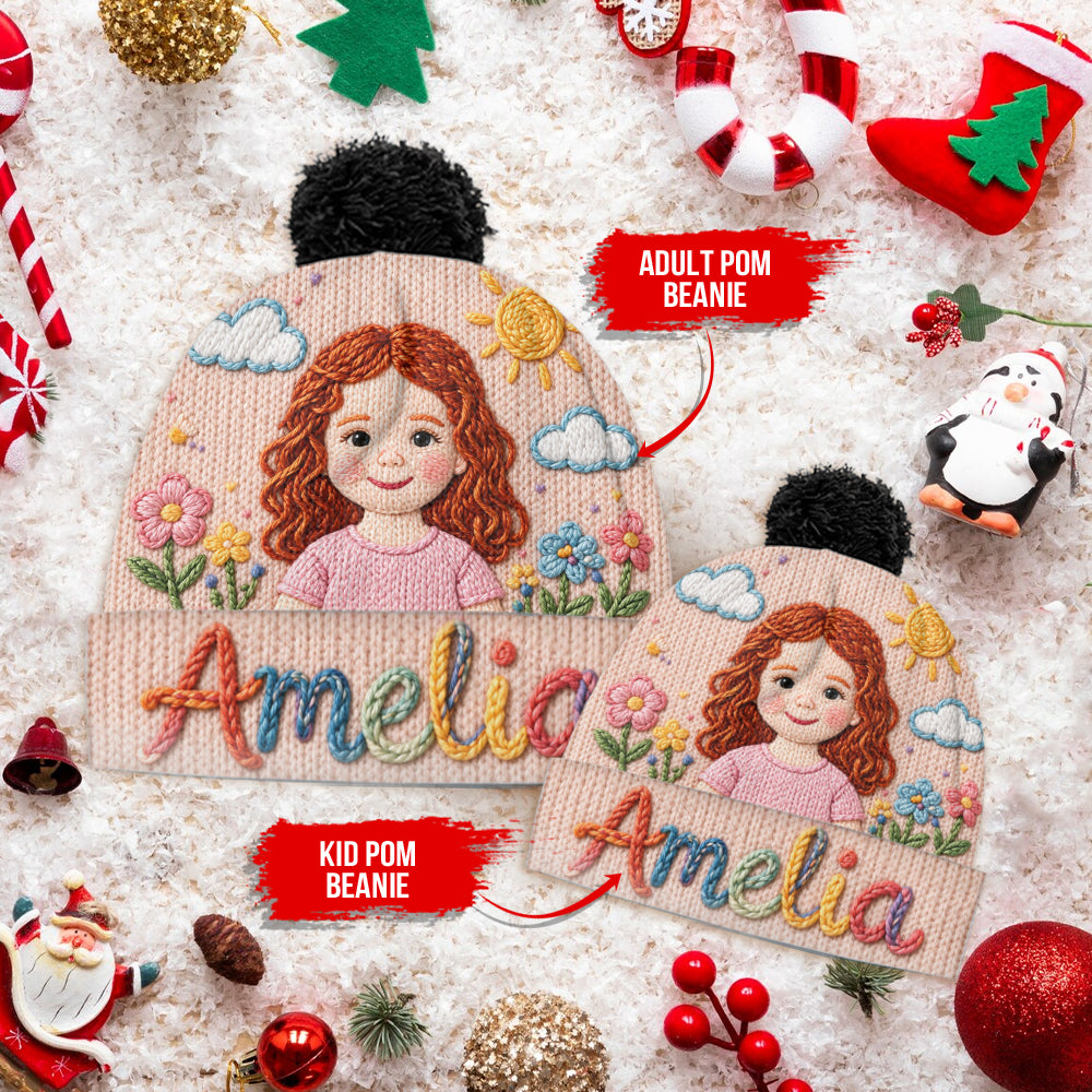 My Name, My Little World - Personalized Kid Beanie Hat