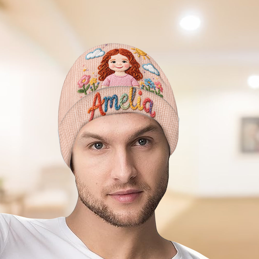 My Name, My Little World - Personalized Kid Beanie Hat