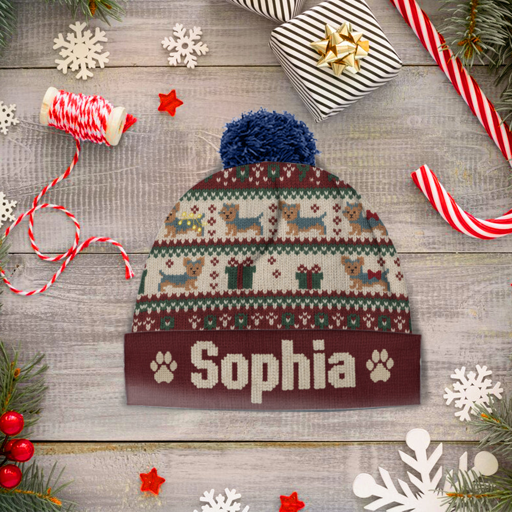 Cute Dog - Personalized Dog Beanie Hat