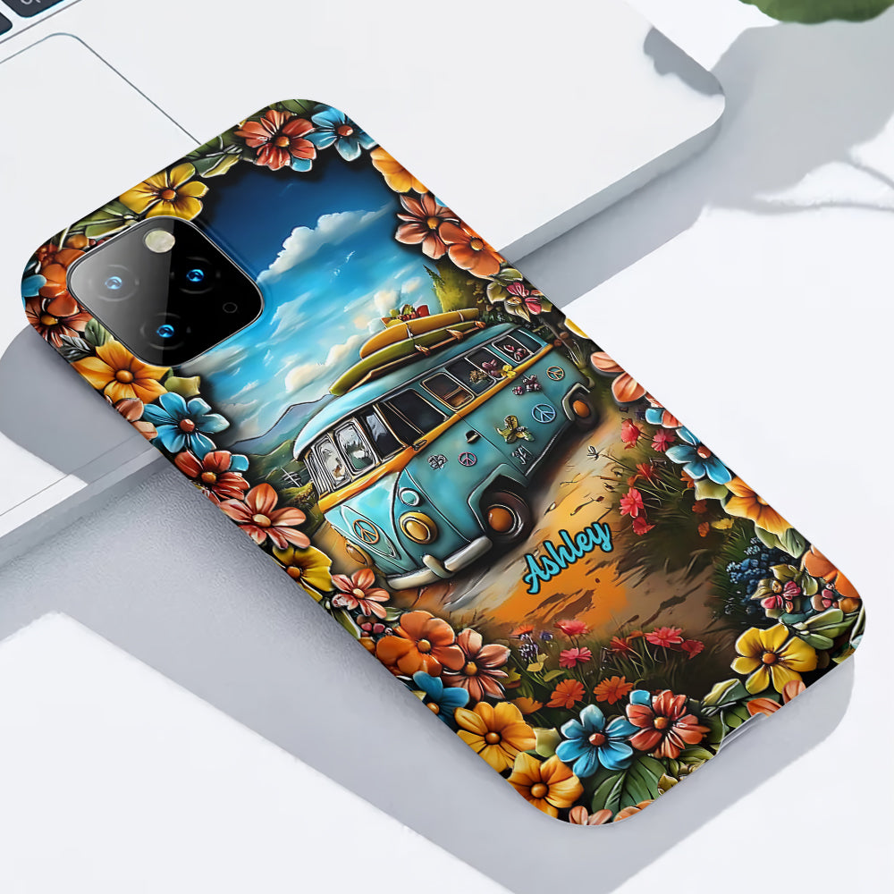 Hippie Van - Personalized Hippie Full Print Phone Case
