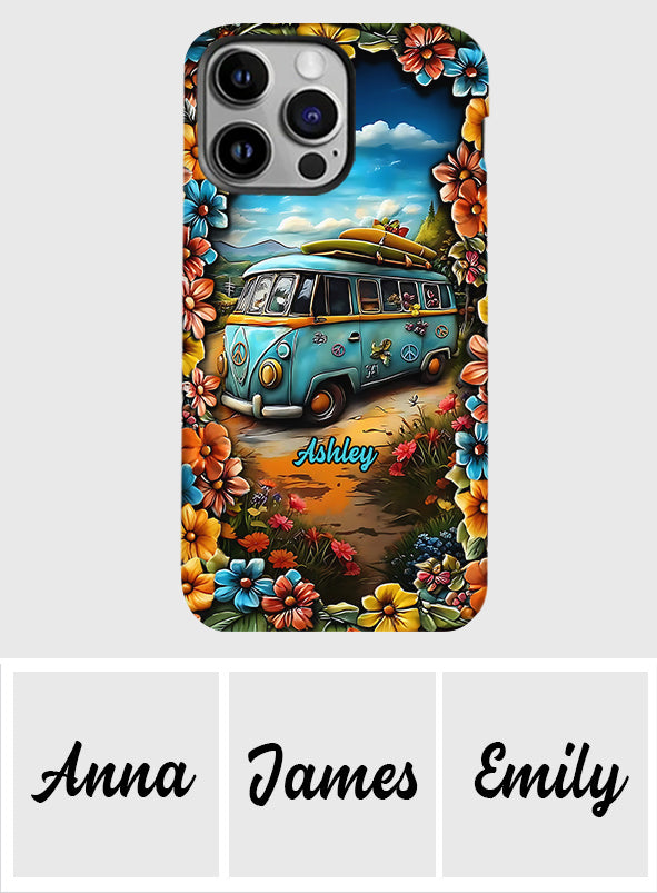 Hippie Van - Personalized Hippie Full Print Phone Case