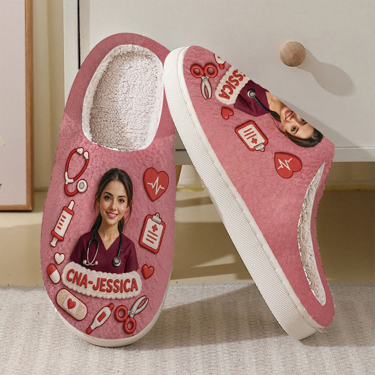 Nurse Life - Personalized Nurse Slippers