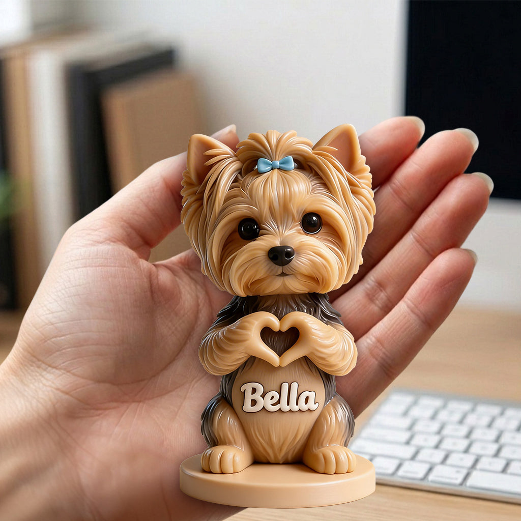 Custom Any Photo - Love My Pet - Personalized Dog Premium 3D Figurine