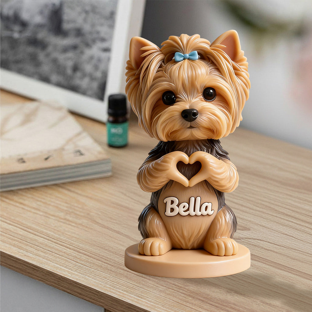 Custom Any Photo - Love My Pet - Personalized Dog Premium 3D Figurine