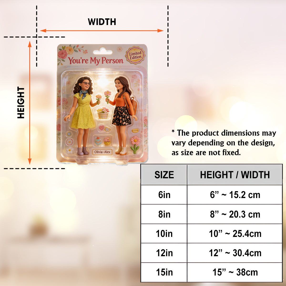 Jedes Foto, jedes Thema – Geschenke für sie, für beste Freundinnen – Personalisierter Fensterhänger als Sonnenfänger für Kollegen 