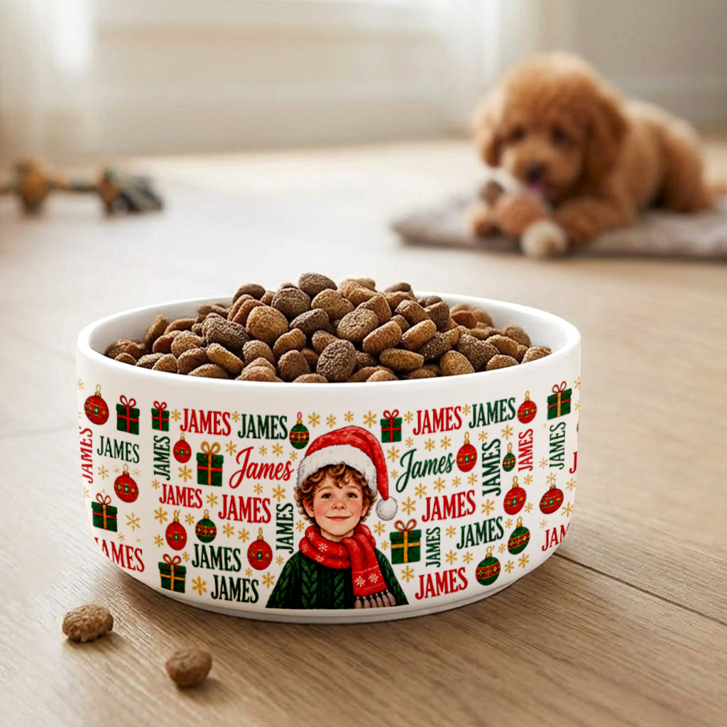 Wunderschöner Weihnachts-Cerealien-Schalen-Geschenk für Kinder - Personalisierte Keramikschale