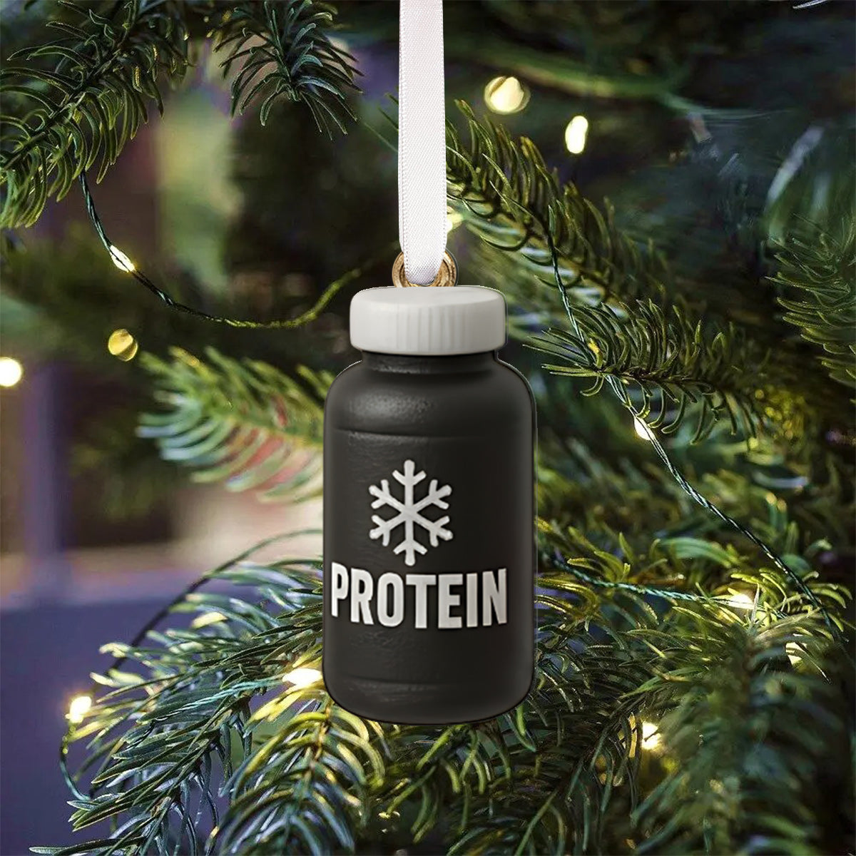 No Pain No Gain - Personalized Fitness Folded Advent Calendar With Ornaments