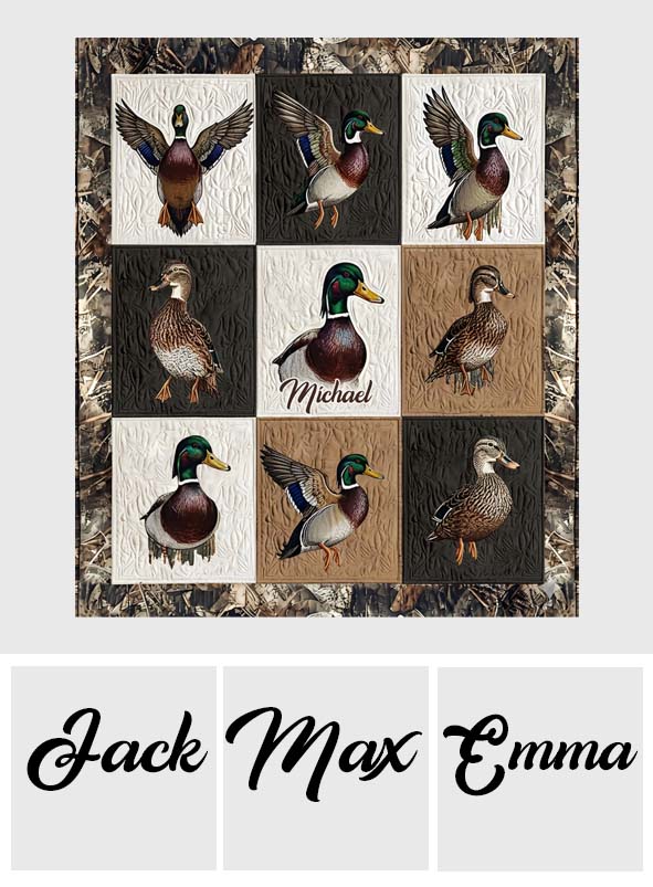 Love Hunting - Personalized Hunting Blanket